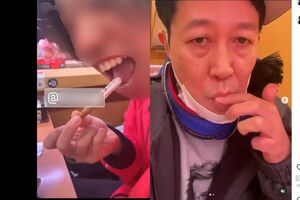 迷惑行為が指摘された男性、“パトロール”をする小籔千豊（公式インスタグラムより）