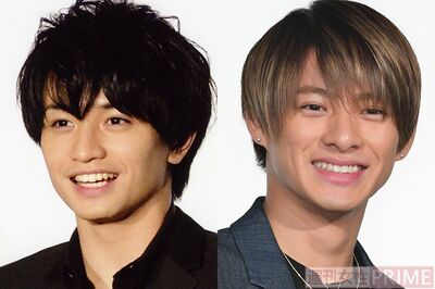 中島健人（左）と平野紫耀（右）