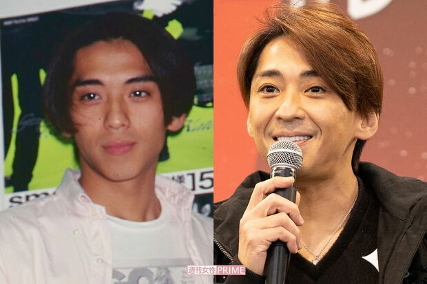 森且行（左から1996年・22歳、2019年・45歳）