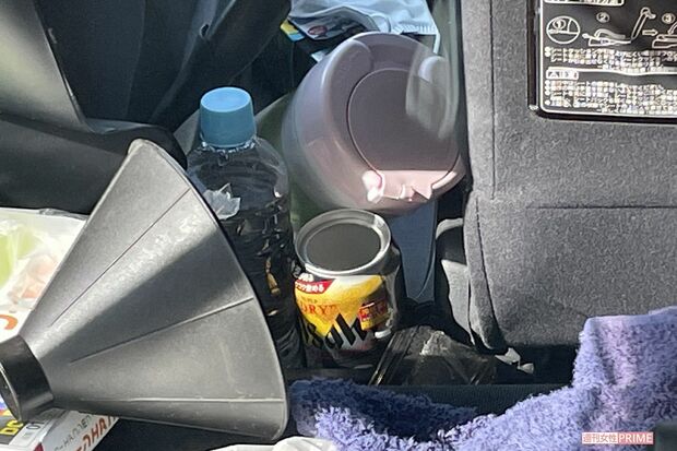 Aの自家用車の中にはビールの缶が。虐待後に飲酒していたのだろうか