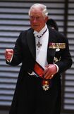 エリザベス女王の長男で、74歳のチャールズ国王