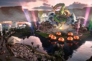 サウジアラビアに建設予定の『ドラゴンボール』パーク（公式サイトより）