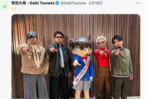 劇場版最新作『名探偵コナン 隻眼の残像（せきがんのフラッシュバック）』の主題歌を歌うKing Gnu（常田大希公式Xより）