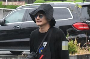 '19年10月、子どもの運動会から帰路につく瑛太