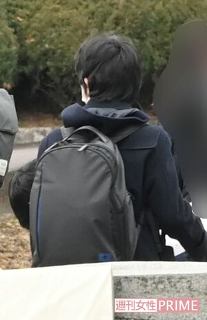 2月13日、筑附の附属高校を一般受験されるため受験会場に向かう悠仁さま