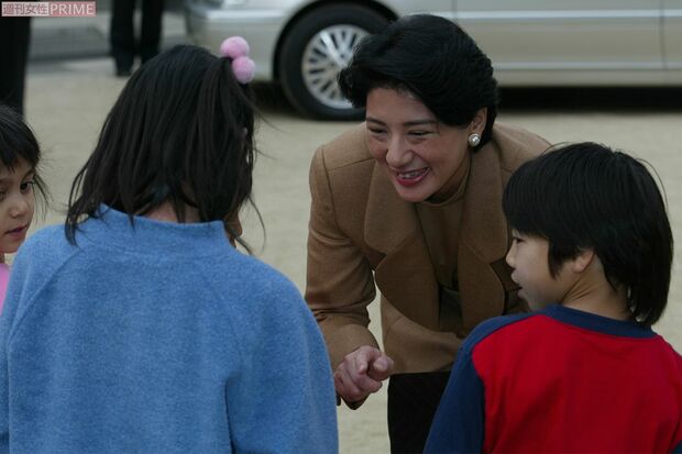 '02年11月、児童養護施設『福音寮』へ。ご訪問後も交流は続いたという