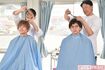平野紫耀と中島健人が“マジ断髪”!? 『未満警察』撮影より 撮影/渡邉智裕