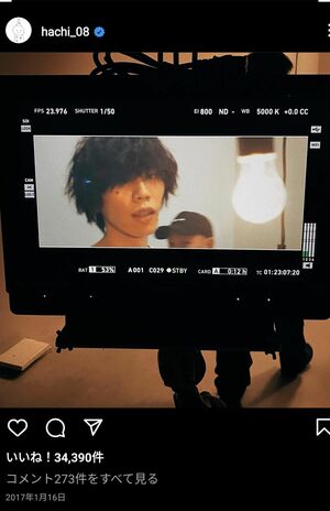 2017年1月の投稿（米津玄師公式Instagramより）