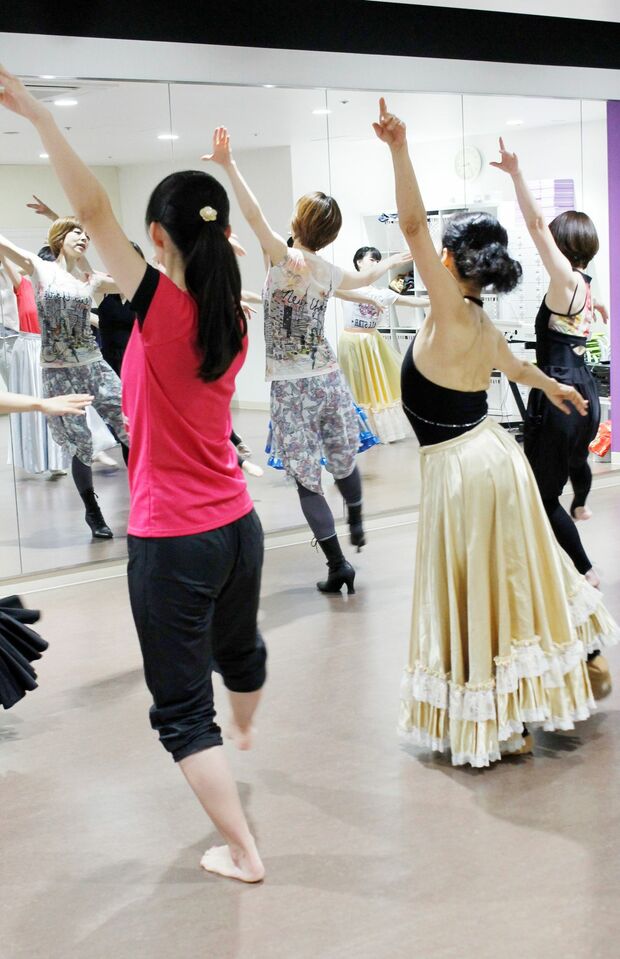 宝塚の舞台で踊っているような、いい気分♪　鏡の中の自分がなぜか美しく見える？