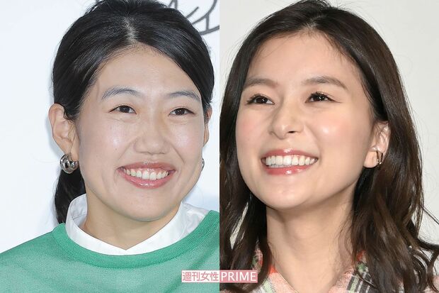 横澤夏子(左)と芳根京子