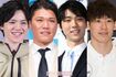 （左から）宇野昌磨、坂本勇人、羽生結弦、石川祐希