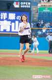 始球式に登場した氷川きよし('19年8月)