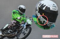 森且行、新調したレース用ヘルメットに込められたSMAPへの熱き想い