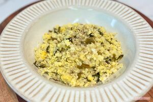 カリフラワー高菜チャーハン