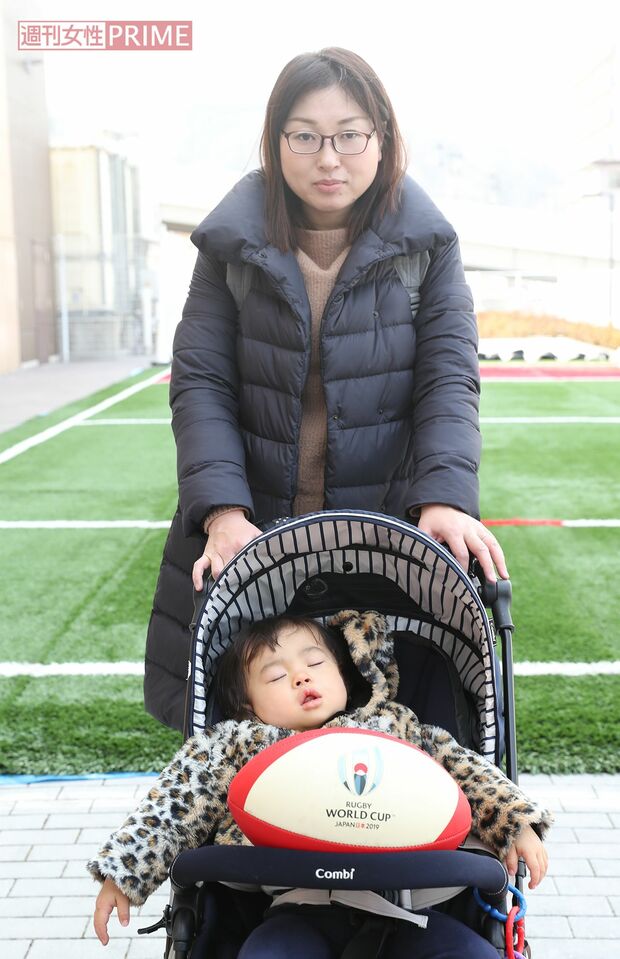  開催を待つ釜石市民らの協力を得て撮影