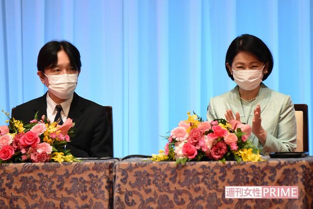秋篠宮さまと紀子さま（'22年5月12日・『日本医師赤ひげ大賞』）