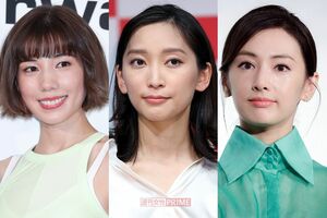 左から仲里依紗、杏、北川景子