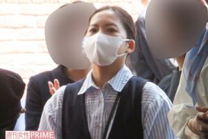 以前はご自身もスタッフとして参加していたオール学習院の集いで『おたのしみ縁日』を訪れた守谷絢子さん（'23年4月）