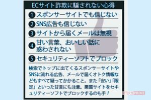 ECサイト詐欺に騙されない心得