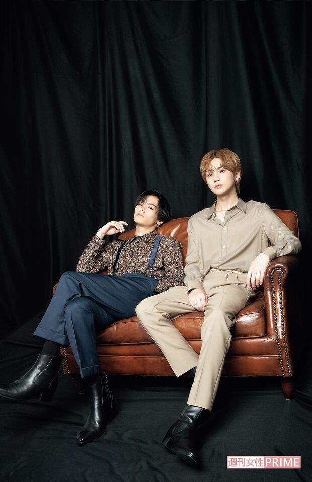 川村壱馬（左） × 吉野北人（右）　撮影／矢島泰輔