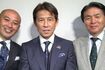 今も会合を開いている五輪メンバー。左は松原さん、右は当時コーチだった山本昌邦氏（写真は松原さん提供）