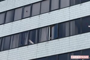 A社。入所者たちはこの近くで共同生活をしている