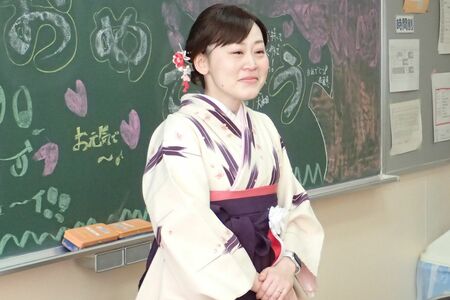 術後、ギリギリ間に合った卒業式。卒業式の5日前に職場復帰した