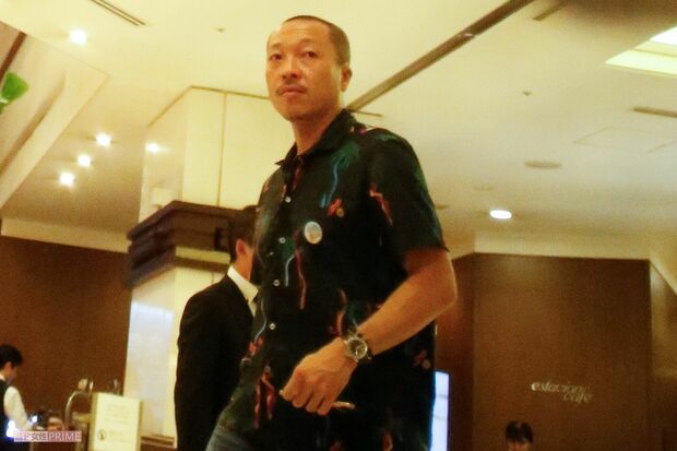 '19年8月、朝ドラ『なつぞら』の打ち上げに参加した音尾琢真