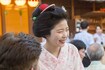 五花街でもっとも歴史のある上七軒の歌舞練場が、7月から9月の間だけビアガーデンに
