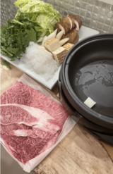 鈴木奈々ちゃんから頂いた立派な肉!