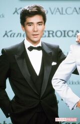 1984年、男性化粧品CMキャラクターに。この年『2億4千万の瞳』発売　 撮影／週刊女性写真班