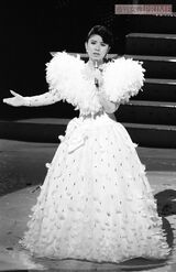 『越冬つばめ』で日本レコード大賞最優秀歌唱賞を受賞するなど実力派演歌歌手に（ '83年撮影）