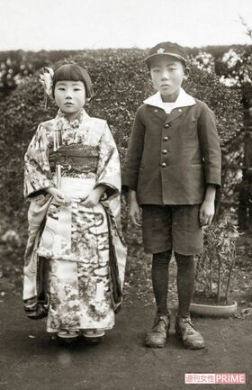 7歳の樋口さん。読書家だった兄と