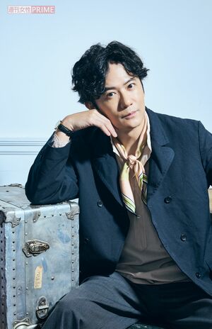 稲垣吾郎　撮影／廣瀬靖士　　ヘアメイク／金田順子　スタイリスト／黒澤彰乃　衣装協力／ネフォロジスト、レアセル（［株］タートル）