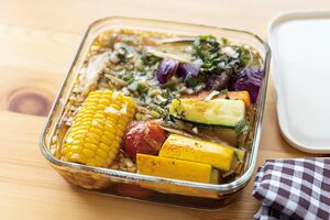 季節野菜の蒸し浸し