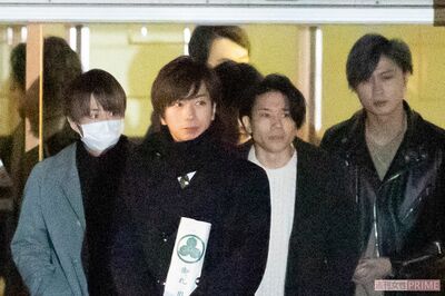 （左から）Kis-My-Ft2・北山宏光とA.B.C-Z・河合郁人、五関晃一、橋本良亮（'20年）