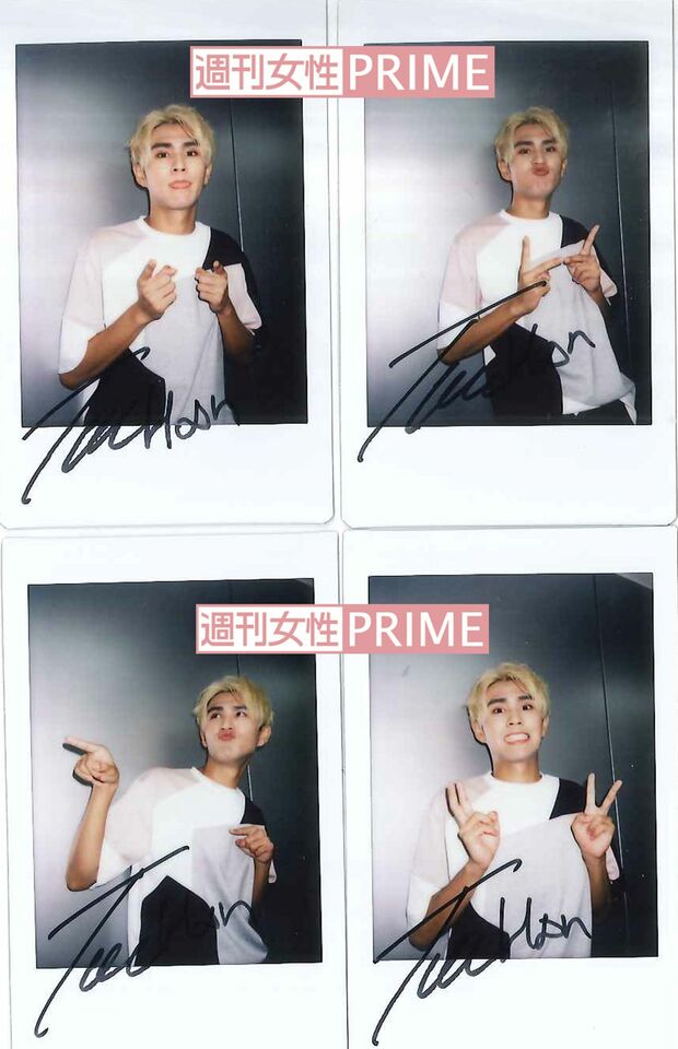 サイン入りチェキを計4名様にプレゼント。週刊女性PRIMEのサイト内で画像をクリックすると応募ページにとびます。