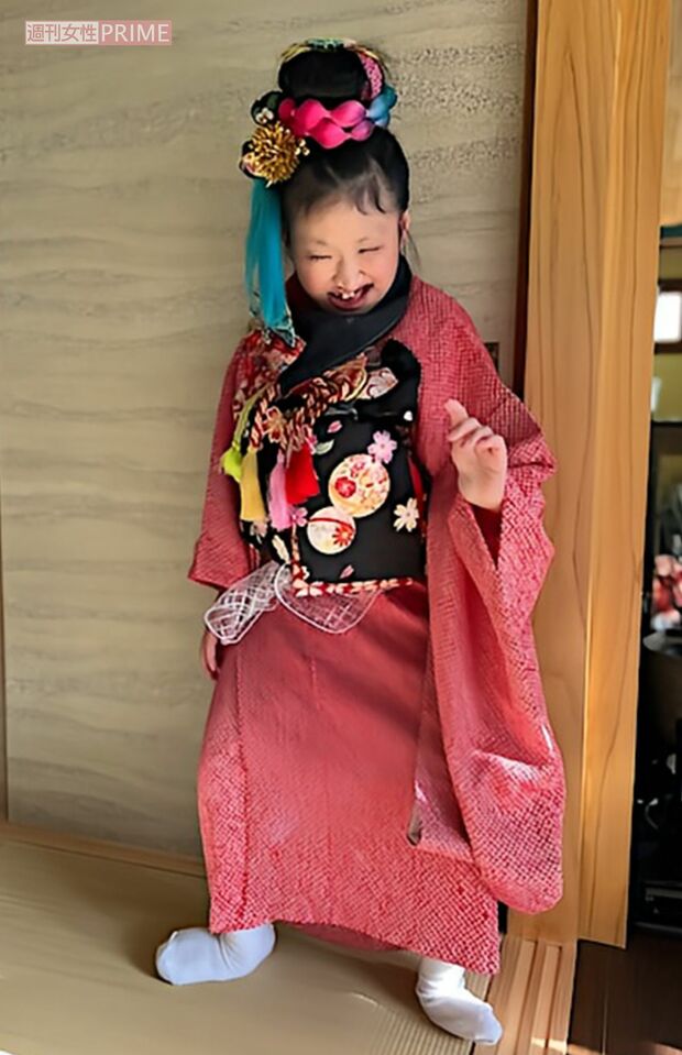 今年1月、高知市主催の成人式に参加。初めてお化粧をした　撮影／山崎理恵さん