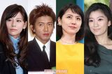 （左から）西内まりや、木村拓哉、長澤まさみ、篠原涼子