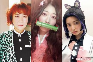 左から、椿鬼奴、松井珠理奈、吉川愛（それぞれ本人インスタグラムより）