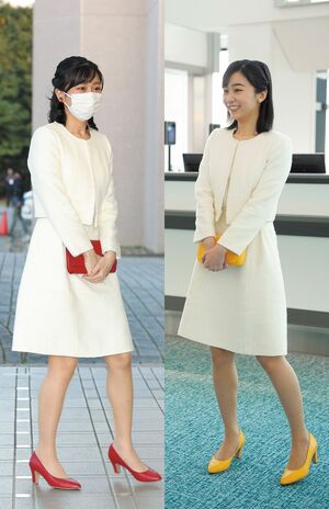 2019年ごろから、佳子さまが度々お召しの組み合わせ。重要なアクセントとして活用し、気品あるスタイルを築かれている