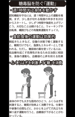 糖毒脳を防ぐ「運動」