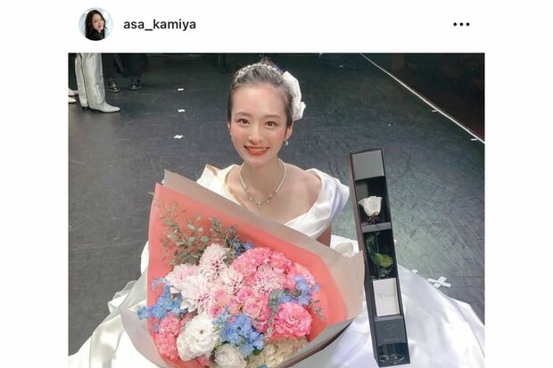 2020年のミス東大に選ばれた神谷明采(本人インスタグラムより)