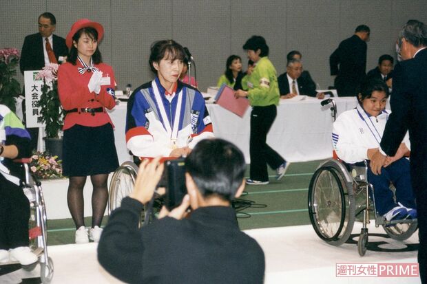 '96年10月、『おりづる大会ひろしま』で金メダル獲得