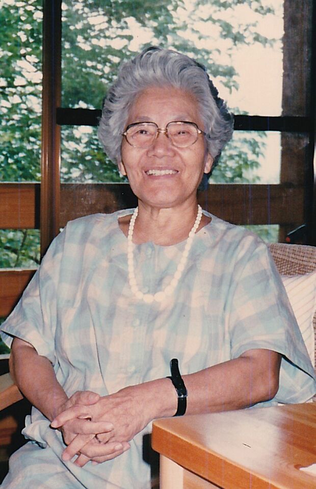 詩吟の先生でもあった松村雄基さんの祖母。おしゃれでモダンな人だった