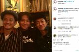 小出恵介と小栗兄弟の3ショット（小出のインスタより）