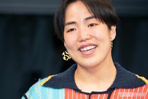 『よしもと芸人AIプロジェクト』発表会見でのゆりやんレトリィバァ（'20年11月）