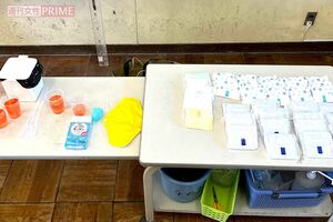 出前授業では生理用品の種類なども教える