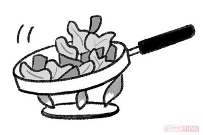 野菜は温めるのが吉◎　イラスト／アサミナオ