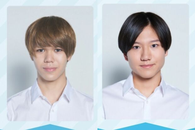 『アイランドTV』HPから削除された荻野未友治（左）と新藤樹力のプロフィール